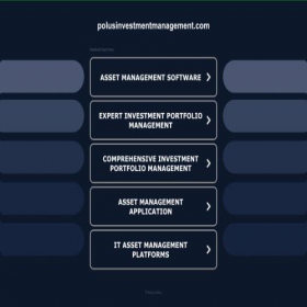Скриншот главной страницы сайта polusinvestmentmanagement.com