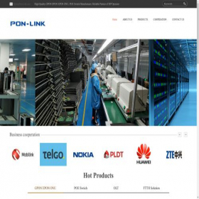 Скриншот главной страницы сайта pon-link.com