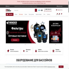 Скриншот главной страницы сайта pool.msk.ru