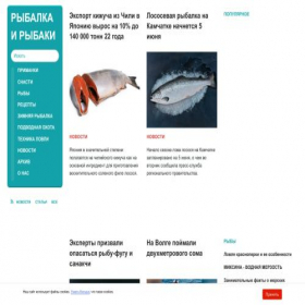 Скриншот главной страницы сайта poplawok.ru