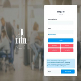 Скриншот главной страницы сайта portal.ihr.systems