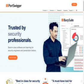 Скриншот главной страницы сайта portswigger.net