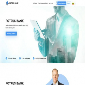 Скриншот главной страницы сайта portus-banking.com