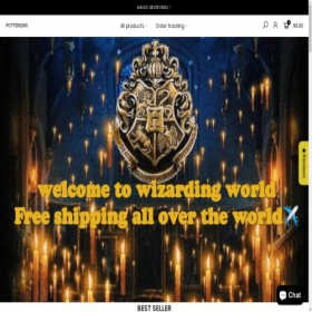 Скриншот главной страницы сайта potter2085.com