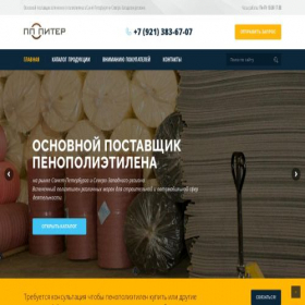 Скриншот главной страницы сайта pp-piter.spb.ru