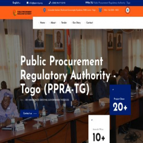 Скриншот главной страницы сайта ppra-tg.org