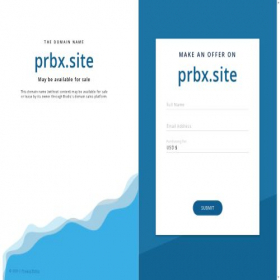 Скриншот главной страницы сайта prbx.site