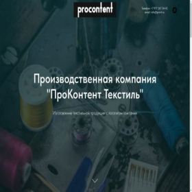 Скриншот главной страницы сайта prcnt.tilda.ws