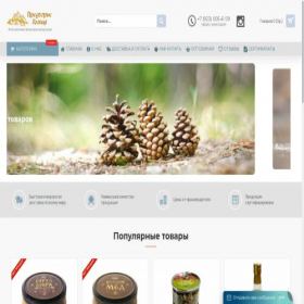 Скриншот главной страницы сайта predaltay.ru
