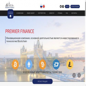 Скриншот главной страницы сайта premierfinance.top