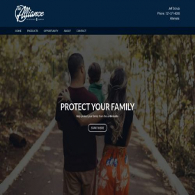 Скриншот главной страницы сайта premierfutureguard.com