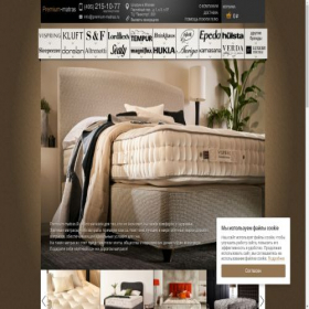 Скриншот главной страницы сайта premium-matras.ru