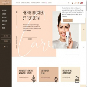 Скриншот главной страницы сайта premiumcare.shop