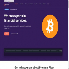 Скриншот главной страницы сайта premiumflow.org