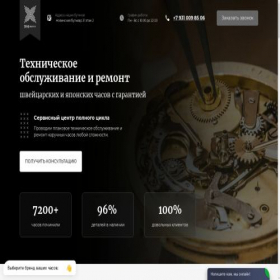 Скриншот главной страницы сайта premiumwatch-service.online