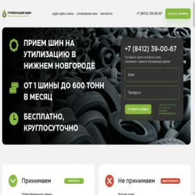Скриншот главной страницы сайта priem-shin-nn.ru