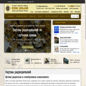 Скриншот главной страницы сайта priemdetaley.ru