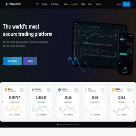 Скриншот главной страницы сайта primarybtc.com