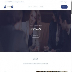 Скриншот главной страницы сайта prime-ventures.ch