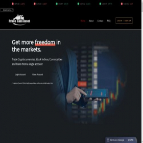 Скриншот главной страницы сайта primeassetgain.com