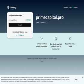Скриншот главной страницы сайта primecapital.pro