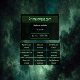 Скриншот главной страницы сайта primeinvest.com
