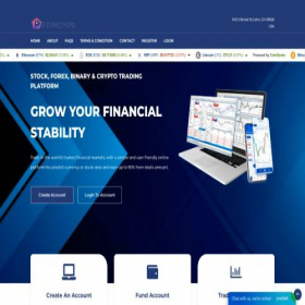 Скриншот главной страницы сайта primepips.pro