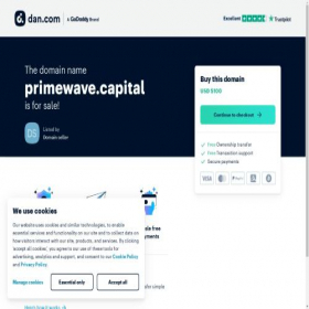 Скриншот главной страницы сайта primewave.capital