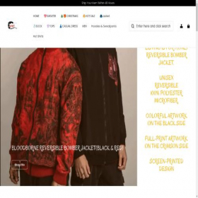 Скриншот главной страницы сайта printed-clothes.com