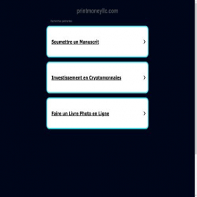 Скриншот главной страницы сайта printmoneyllc.com