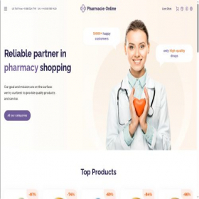 Скриншот главной страницы сайта pris-online.com