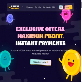 Скриншот главной страницы сайта privat.partners
