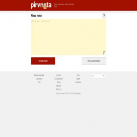 Скриншот главной страницы сайта priwnote.com