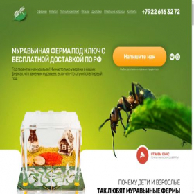 Скриншот главной страницы сайта pro-ant.ru