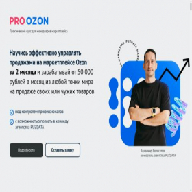 Скриншот главной страницы сайта pro-ozon.ru