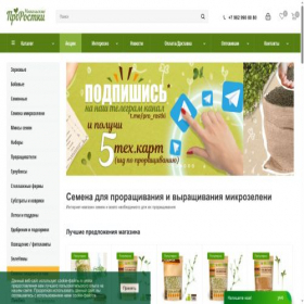 Скриншот главной страницы сайта pro-rostki.ru