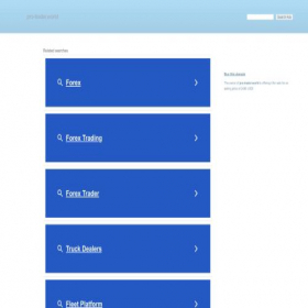 Скриншот главной страницы сайта pro-trader.world