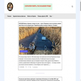 Скриншот главной страницы сайта pro-voinu.ru