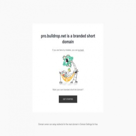 Скриншот главной страницы сайта pro.bulldrop.net