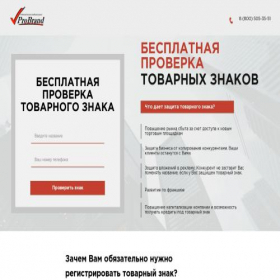 Скриншот главной страницы сайта probrand.org