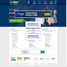 Скриншот главной страницы сайта probux.net