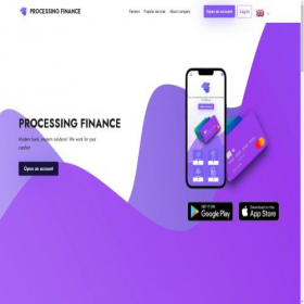 Скриншот главной страницы сайта processing-finance.com