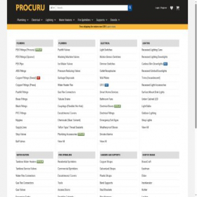 Скриншот главной страницы сайта procuru.com
