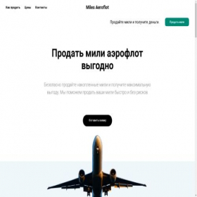 Скриншот главной страницы сайта prodam-aviamili.online
