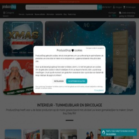 Скриншот главной страницы сайта produceshop.be