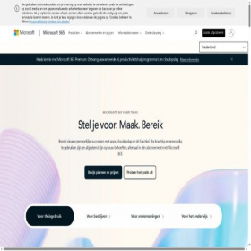 Скриншот главной страницы сайта products.office.com