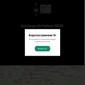 Скриншот главной страницы сайта professor-smoke.ru