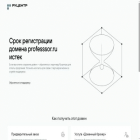 Скриншот главной страницы сайта professsor.ru