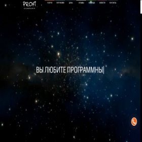 Скриншот главной страницы сайта profi-co.ru