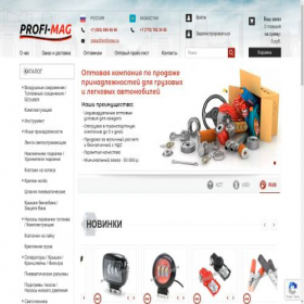 Скриншот главной страницы сайта profi-mag.ru
